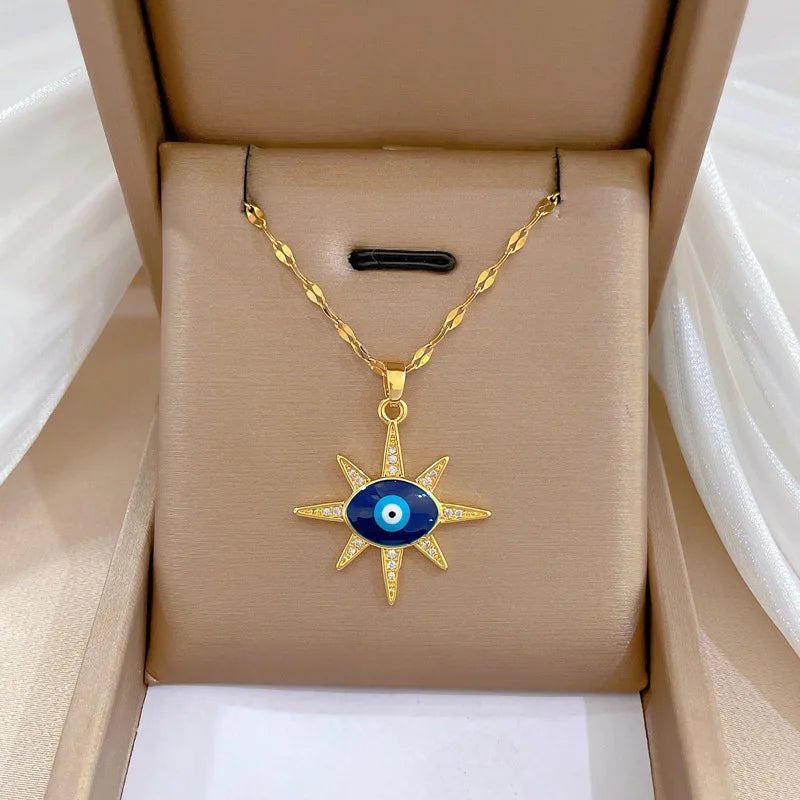 Blue Eye Necklace