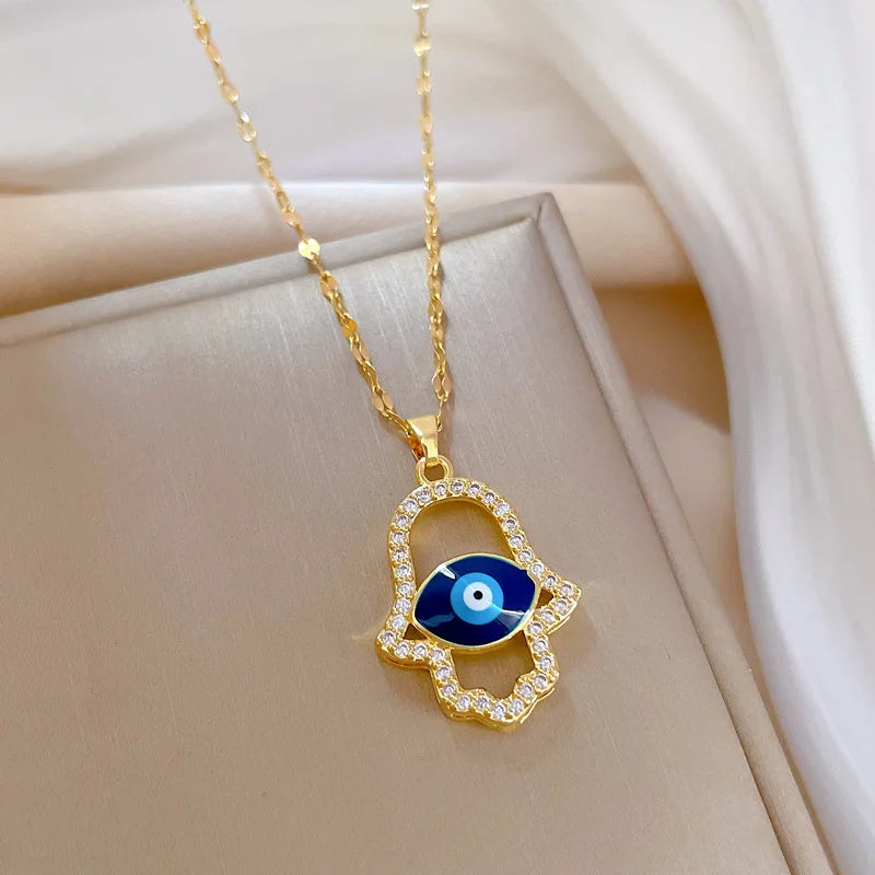 Blue Eye Necklace