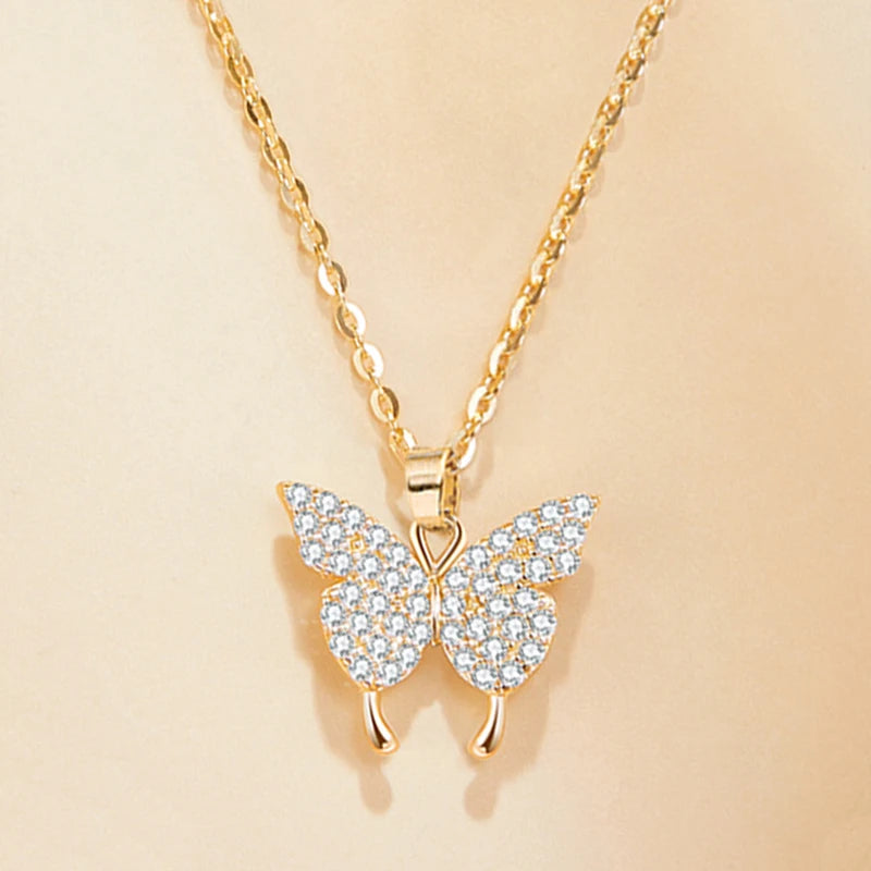 Trendy Butterfly Necklace