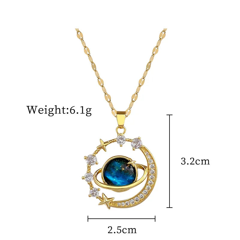 Blue fantasy Necklace