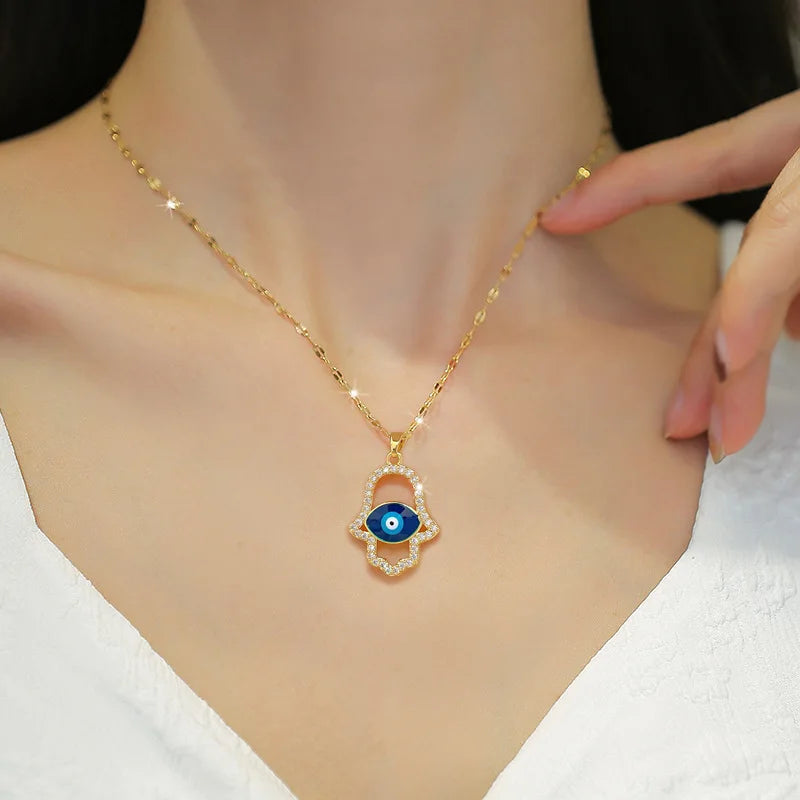 Blue Eye Necklace