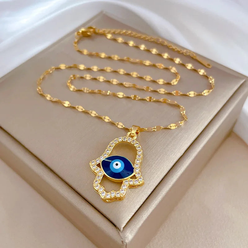 Blue Eye Necklace