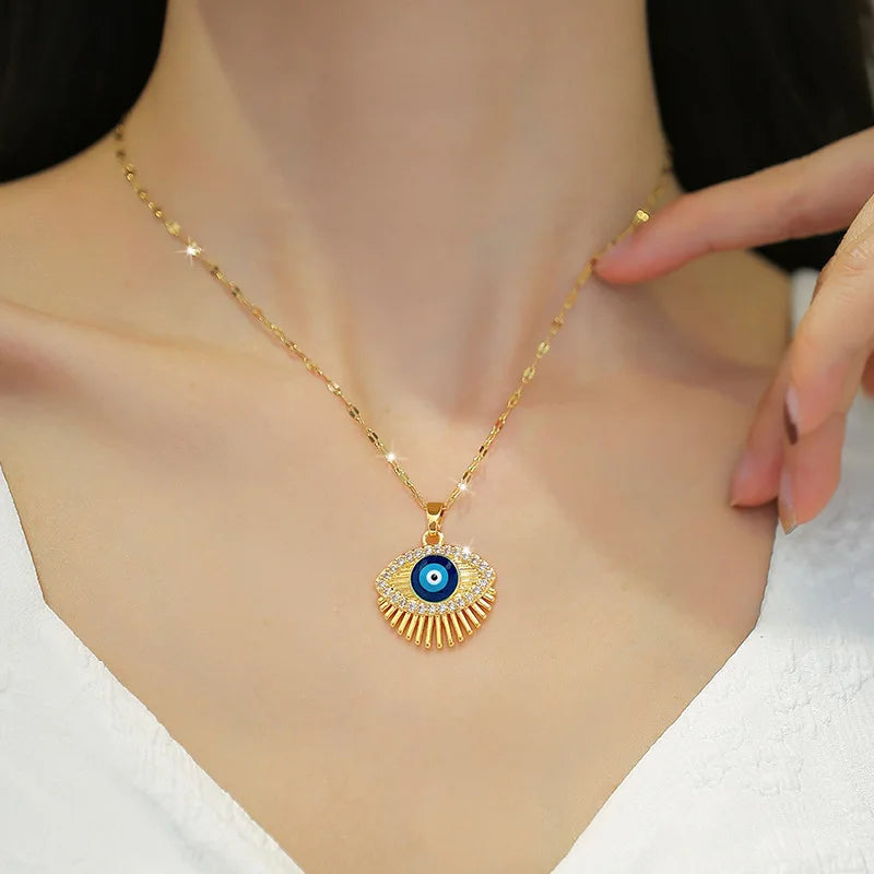 Blue Eye Necklace