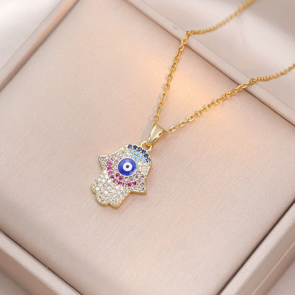 Blue Eye Necklace