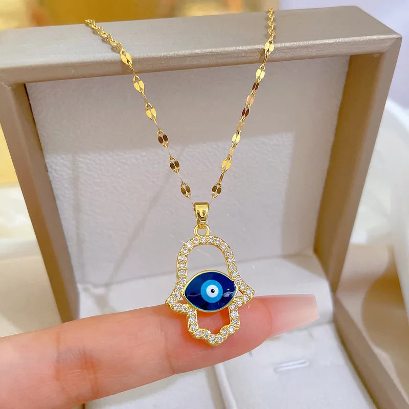 Blue Eye Necklace