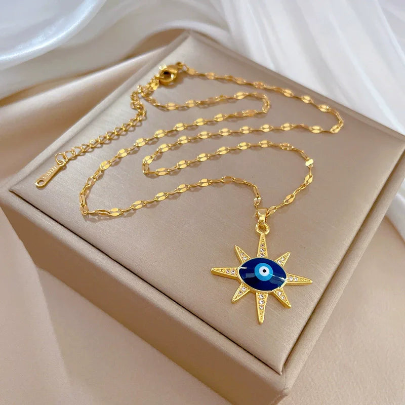 Blue Eye Necklace