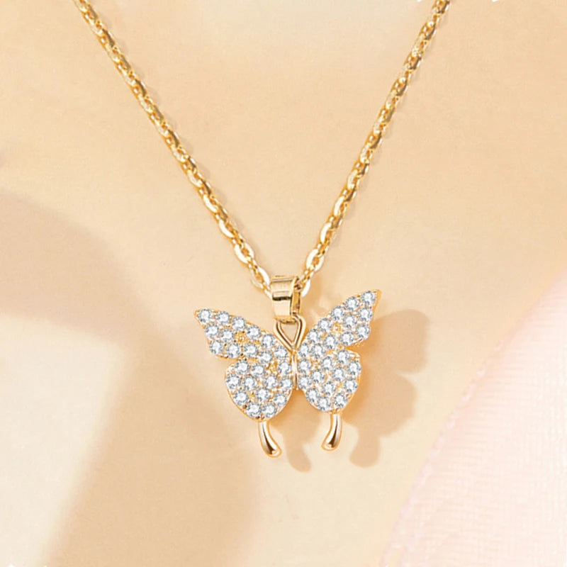 Trendy Butterfly Necklace