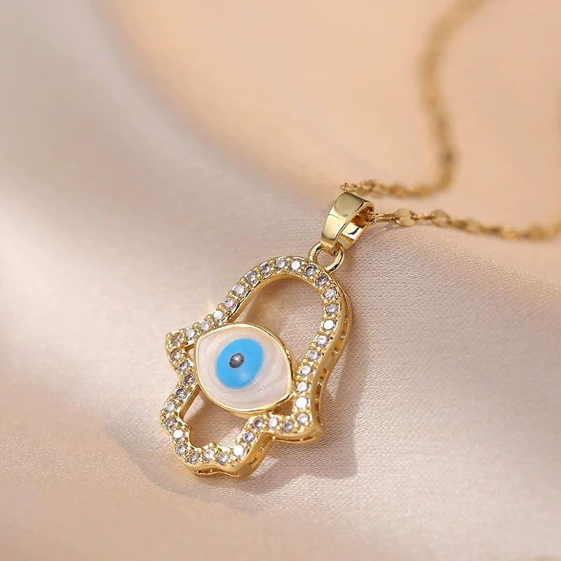 Blue Eye Necklace