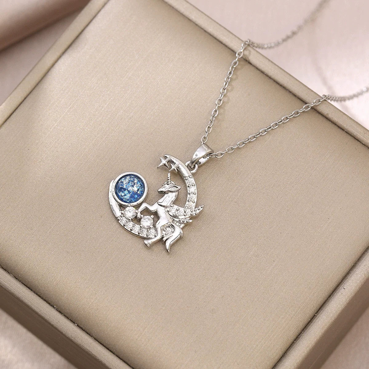 Blue fantasy Necklace