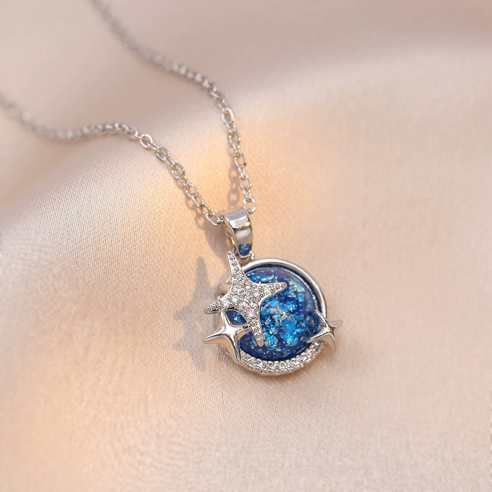 Blue fantasy Necklace