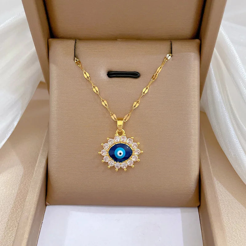 Blue Eye Necklace