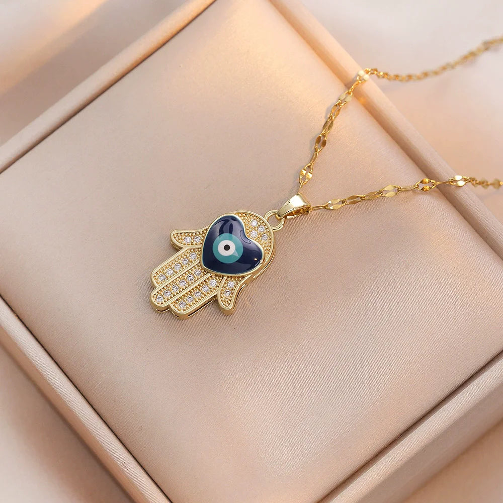 Blue Eye Necklace