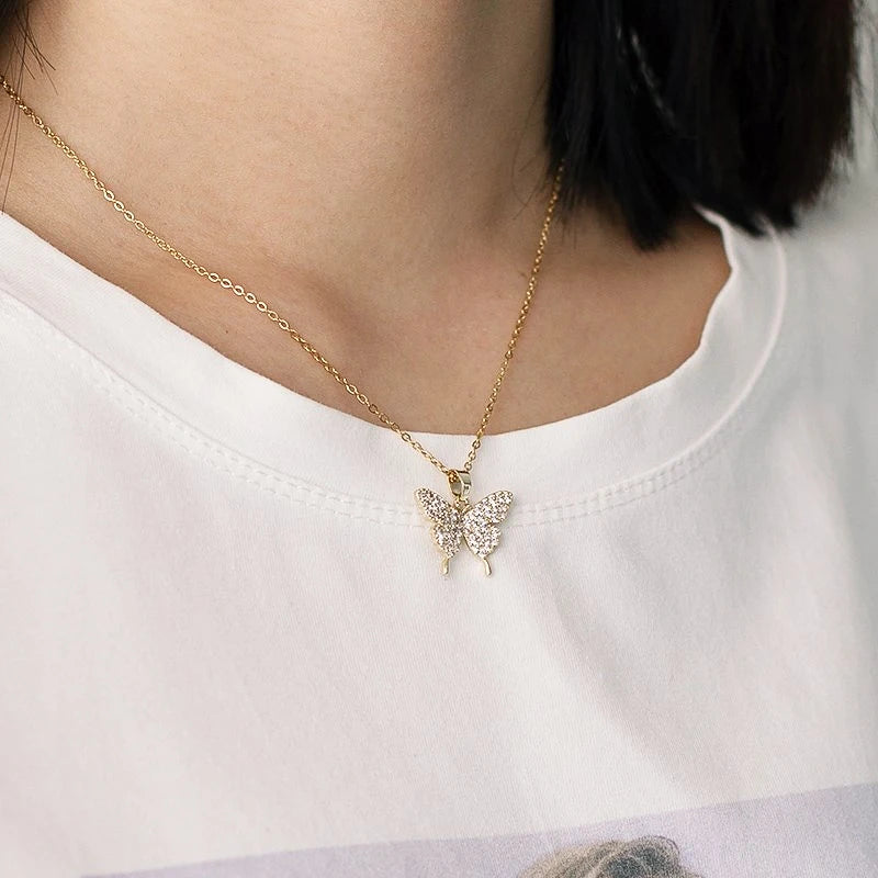 Trendy Butterfly Necklace