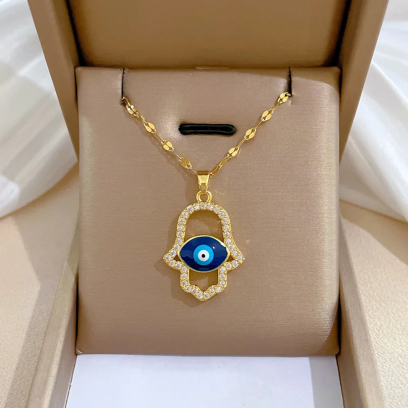 Blue Eye Necklace