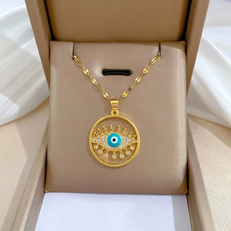 Blue Eye Necklace