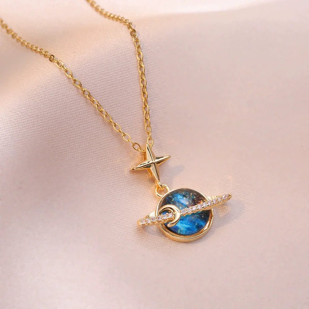 Blue fantasy Necklace